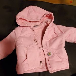 Pink carhartt winter jacket